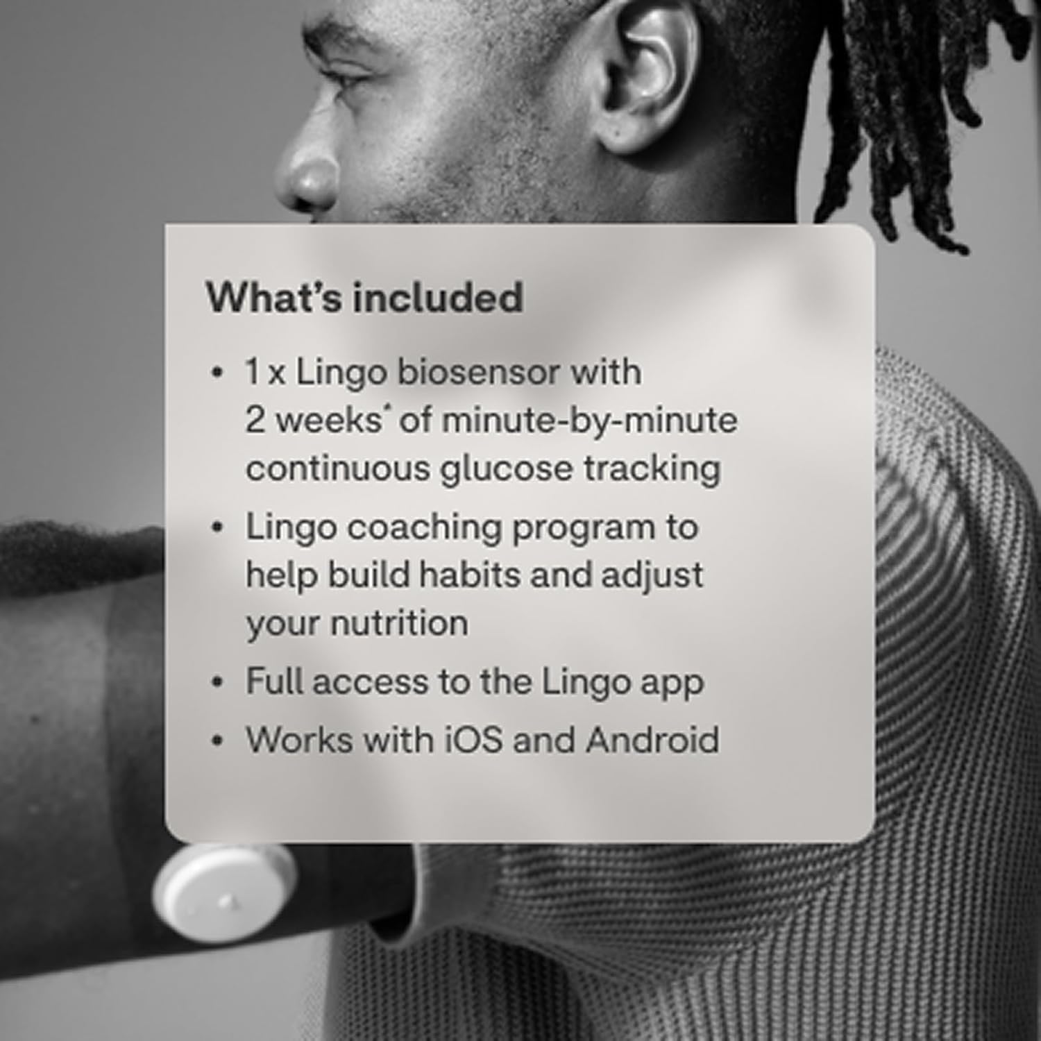 What is included with the Lingo CGM